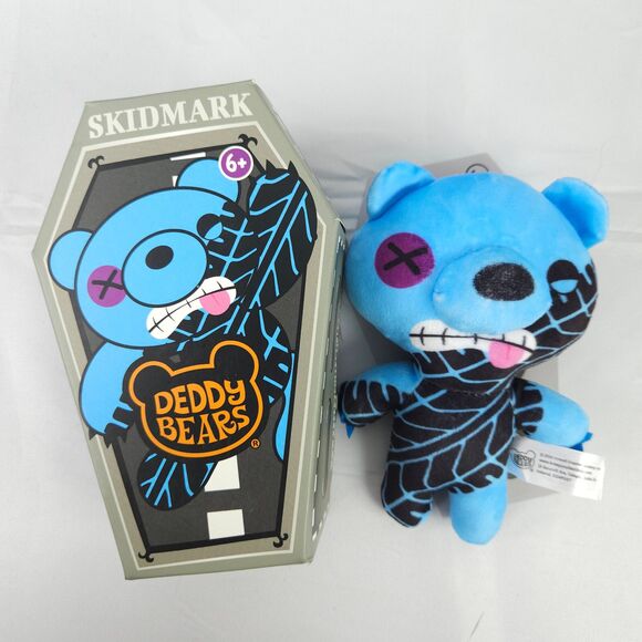 DEDDY BEARS Mini Scary Bear Series 3 Skidmark 5" Plush HALLOWEEN Plushie Toy - Picture 1 of 4